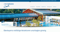 Desktop Screenshot of oberbayern-card.info